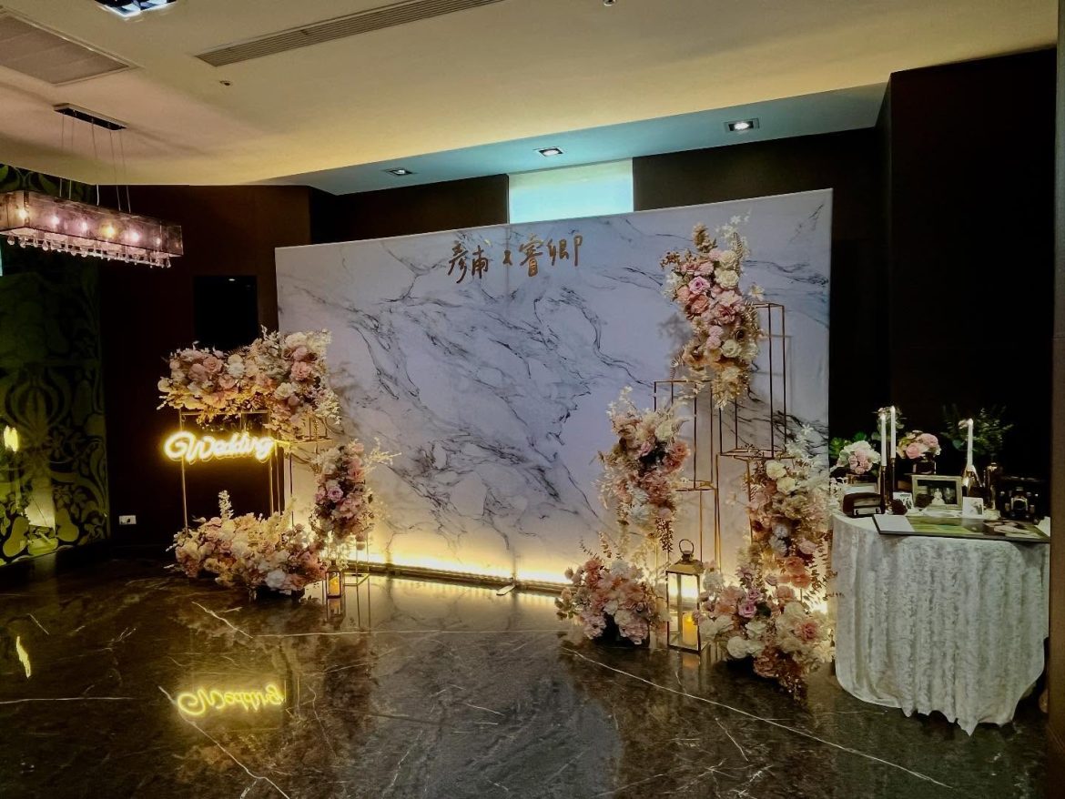 煦色韶光+花辰月夕大理石背板