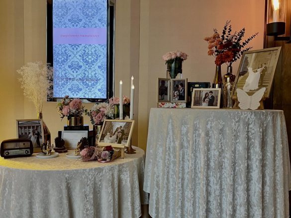 煦色韶光-相本桌佈置