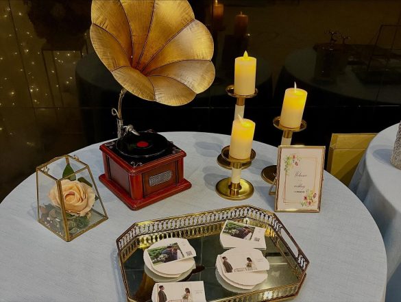 璀璨星光-相本桌佈置