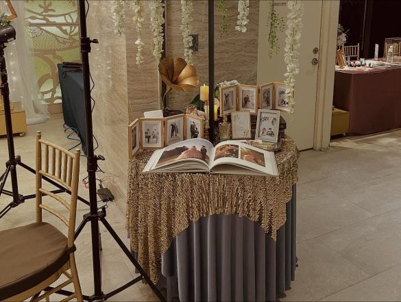 璀璨星光-相本桌佈置