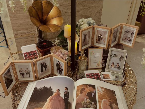 璀璨星光-相本桌佈置