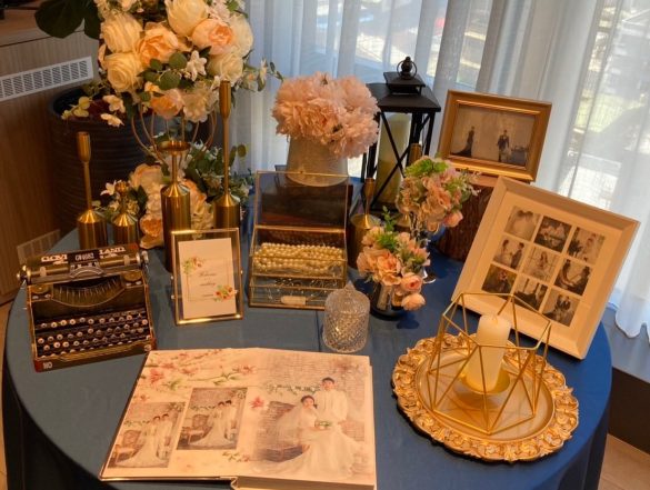 花辰月夕-相本桌佈置