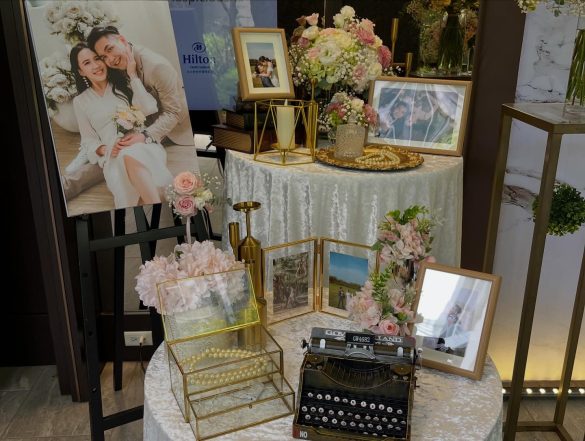 花辰月夕-相本桌佈置